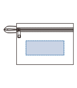 ユーティリティフラットポーチ（S）（TR-1061）前面プリント範囲