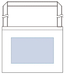 厚手コットンサコッシュ（TR-1079）背面プリント範囲