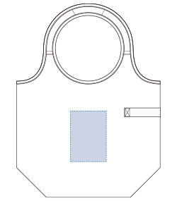 クルリト　クーラーマルシェバッグ（TR-1095）前面プリント範囲