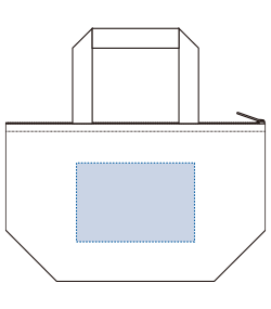保冷ベーシックトート（S）（TR-1101）背面プリント範囲