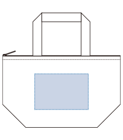 保冷ベーシックトート（S）（TR-1101）前面プリント範囲
