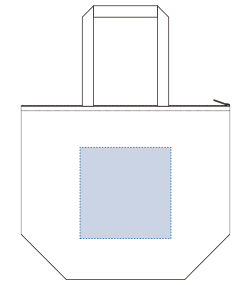 保冷ベーシックトート（L）（TR-1103）背面プリント範囲