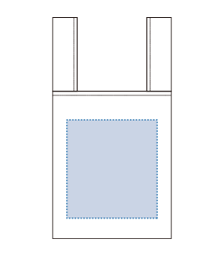 クルリト　デイリーバッグ（TR-1201）背面プリント範囲