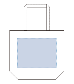 ポリキャンバストート（L）（TR-1211）前面プリント範囲