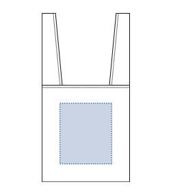 クルリト ビッグデイリーバッグ（TR-1282）背面プリント範囲