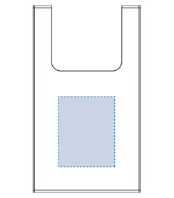 EVAマルシェバッグ（S）（TR-1329）背面プリント範囲