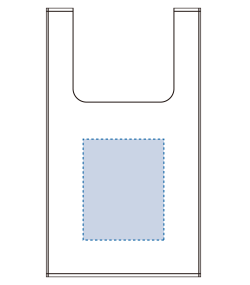 EVAマルシェバッグ（S）（TR-1329）前面プリント範囲