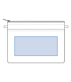 リップストップポケットサコッシュ（TR-1425）前面プリント範囲