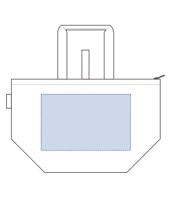 クルリト クーラーバッグ（TR-1433）背面プリント範囲
