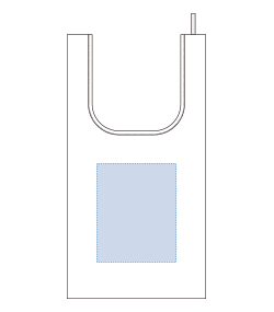 ファインライトポリマルシェバッグ（ＬＬ）（TR-1439）背面プリント範囲