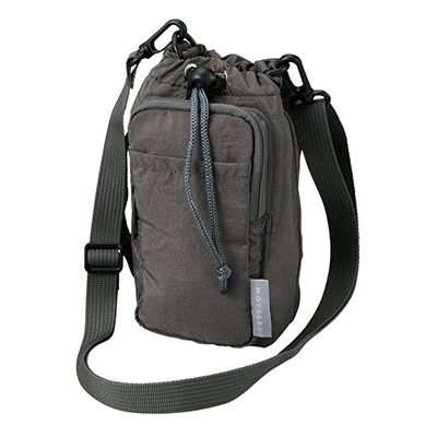 MOTTERUクーラーボトルホルダーサコッシュ(TR-1442)チャコールブラック