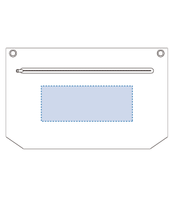 ターポリンショルダーバッグ（TR-1443）前面プリント範囲