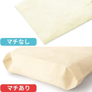 マチあり、マチなしトート