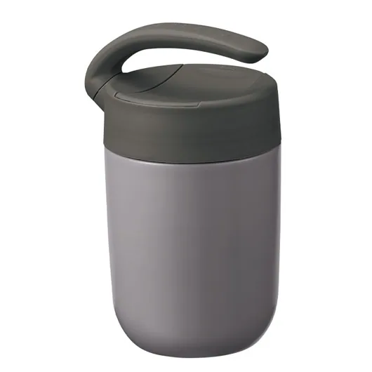 くるっとハンドルマグタンブラー410ml(MO-3020)チャコールブラック