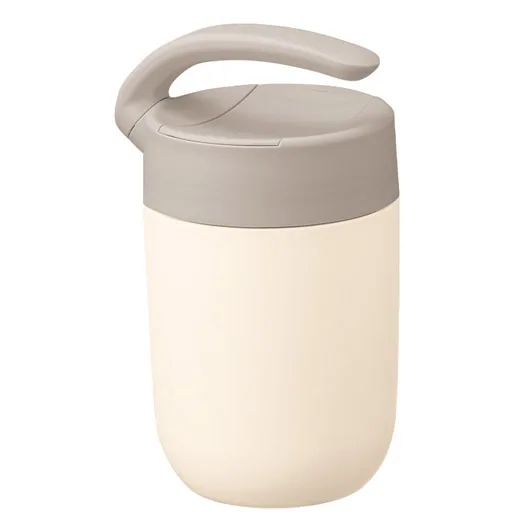 くるっとハンドルマグタンブラー410ml(MO-3020)オフホワイト