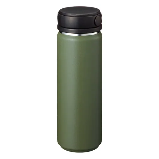 Zalattoサーモハンドルスタイルボトル 500ml(TS-1412)カーキ