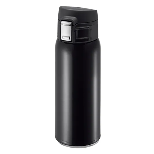 ワンタッチカービングサーモボトル 360ml(TS-1534)ブラック