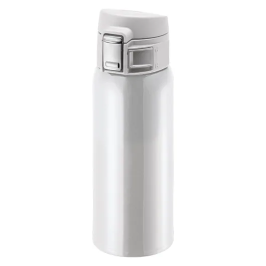 ワンタッチカービングサーモボトル 360ml(TS-1534)ホワイト