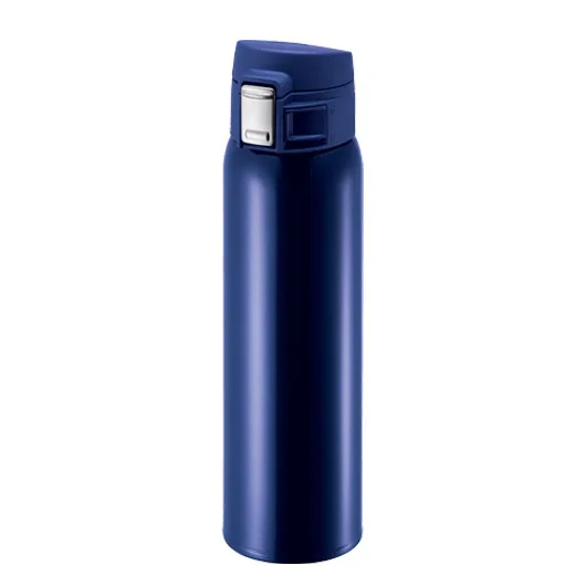 ワンタッチカービングサーモボトル 480ml(TS-1535)ネイビー