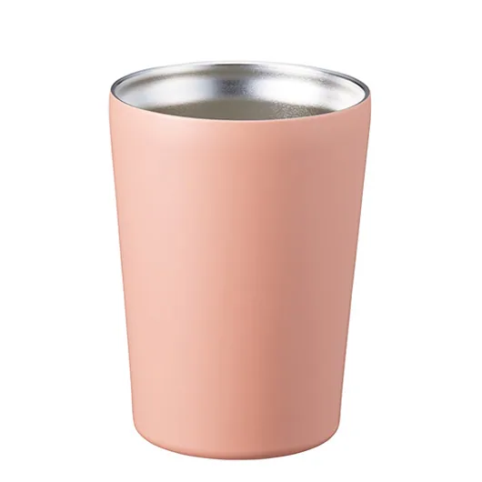 ステンレスサーモタンブラー 380ml(TS-1695)スモークピンク