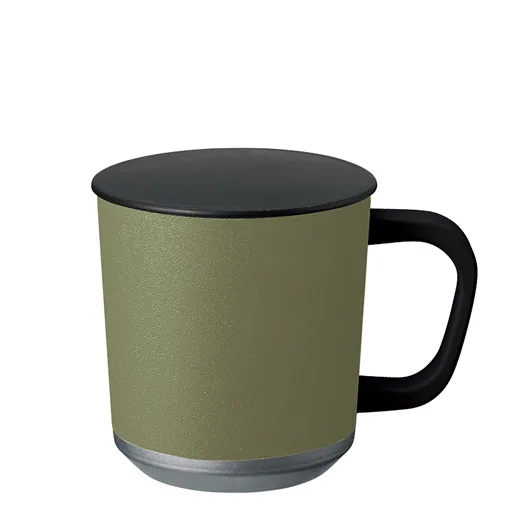 Zalattoフタ付サーモマグ380ml(TS-1813)カーキ