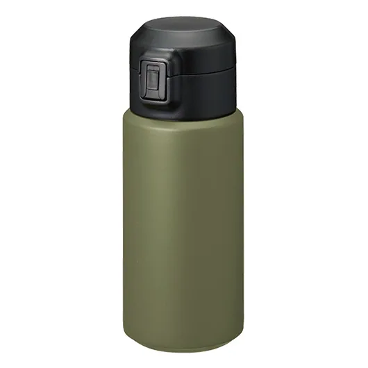 Zalattoワンタッチサーモボトル350ml(TS-1814)カーキ