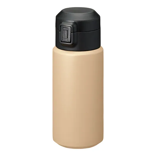 Zalattoワンタッチサーモボトル350ml(TS-1814)ベージュ