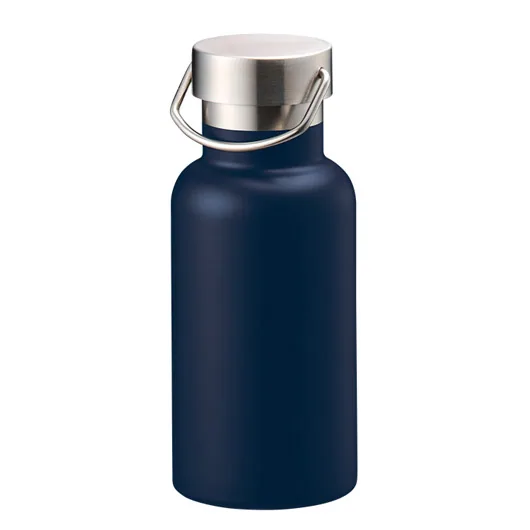メタルハンドルサーモボトル420ml(TS-1898)ネイビー