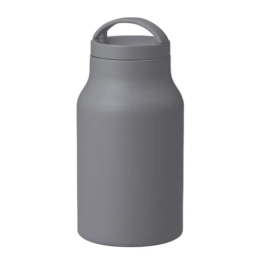 Handitシンプルサーモボトル350ml(TS-1922)チャコールブラック
