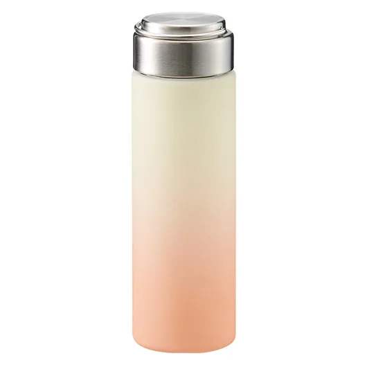 グラデーションハンドルクリアボトル500ml(TS-1955)イエロー×オレンジ