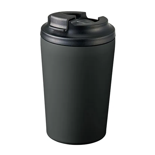 リッド付ステンレスサーモタンブラー380ml(TS-1966)マットブラック