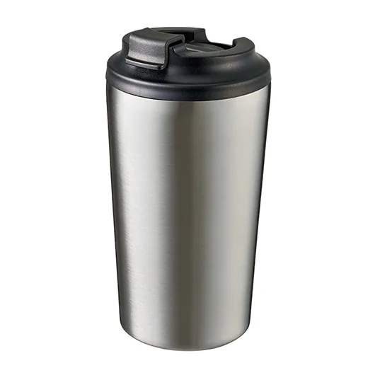 リッド付ステンレスサーモタンブラー450ml(TS-1967)シルバー