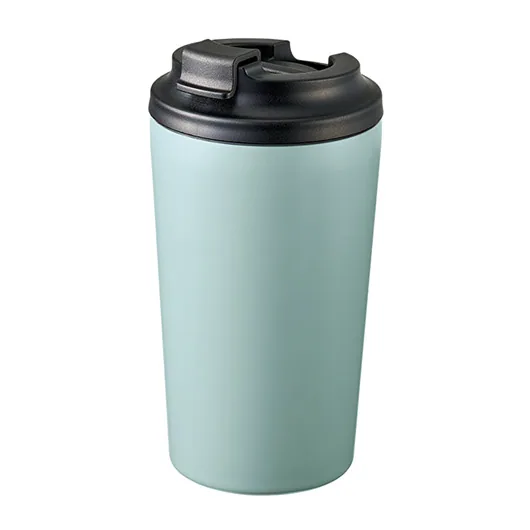 リッド付ステンレスサーモタンブラー450ml(TS-1967)スモークブルー