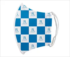 企業スタッフ用オリジナルマスク デザイン例1