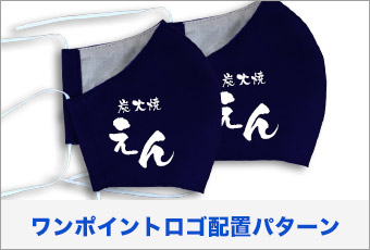 ワンポイントロゴ配置パターン